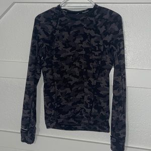 lulu camo long sleeve top